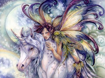 unicornio, tómate un tiempo para el soñador que llevas dentro Fantasía Pinturas al óleo